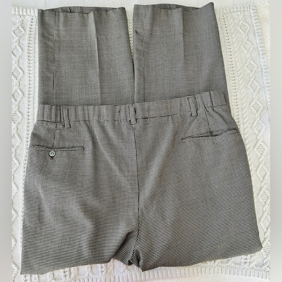 1970s Houndstooth Wool Trousers: Vintage High Waist Pants W36 L28 - Picture 7 of 16
